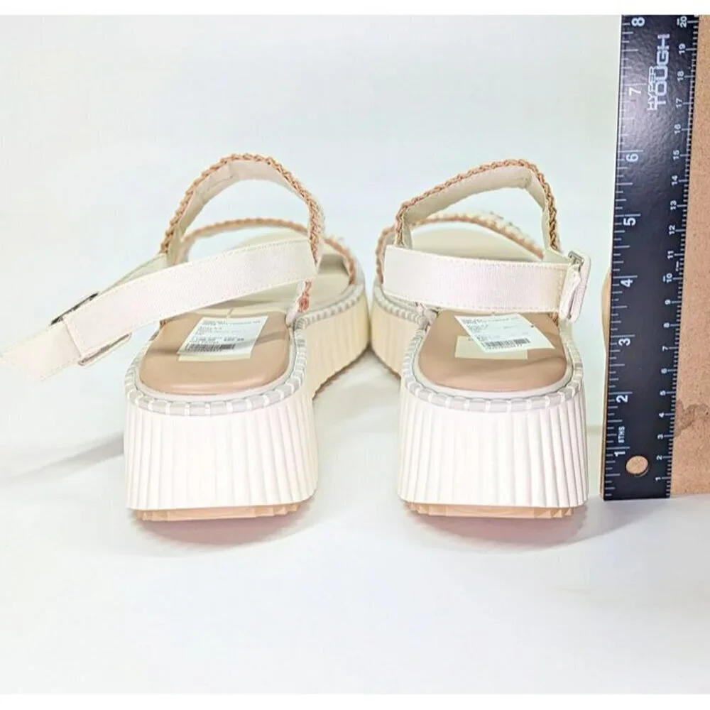Dolce Vita Daiya Women's Ivory Platform Sandals Size 9.5 (MSRP $130)